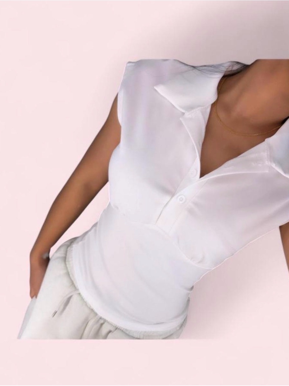 White button up shirt